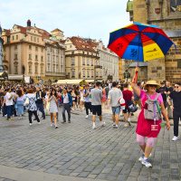 Veselí turisté:-)