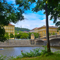 Pohled na Petřín 