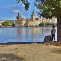 Barevný podzim na Střeleckém ostrově