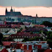 Večerní pohled na město 