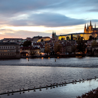 Večer na nábřeží 