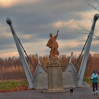 podvečer v Měst. sadech  - Opava