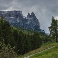 Podvečerní Schlern