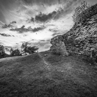 zřícenina hradu Borotín **