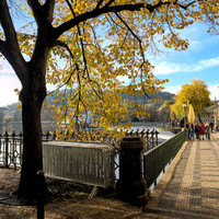 podzim na Novotného lávce 