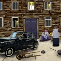 U nás před barákem