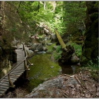 nad velkým Rešovským vodopádem