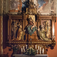 V kostele Sv. Ludmily V