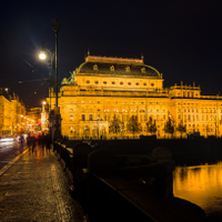 Večer u Národního divadla 