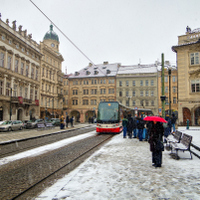 Když v Praze sněží 