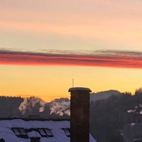 ....ráno po mostu přes údolí.....