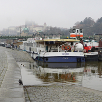 Mlhavé ráno u Vltavy