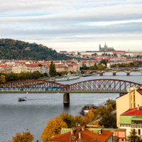 Pohled od Vyšehradu 