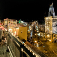 Kavárnička na střeše 