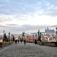 Časně ráno na mostě 